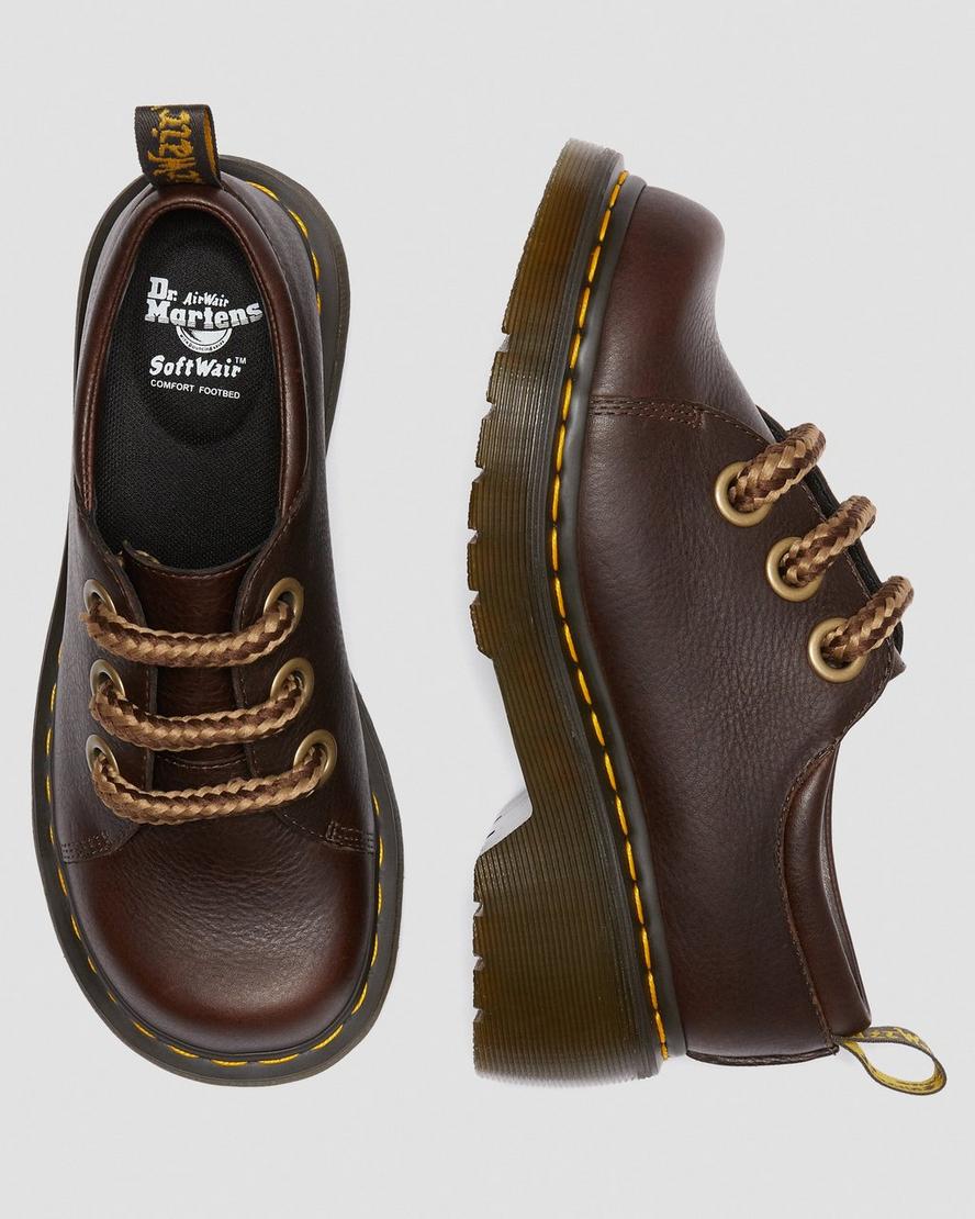 Dr Martens Magassarkú Cipő Budapest - Női Dr Martens Cranford Harvest Barna